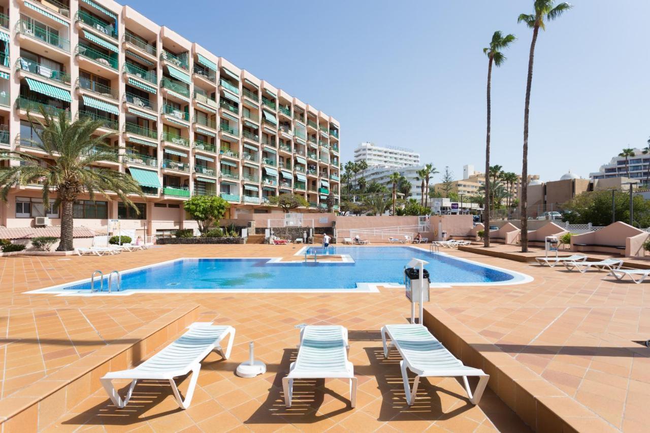 Pool view in Las Americas Center Costa Adeje  Exterior foto